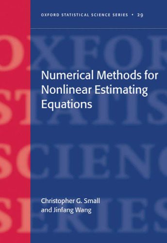 دانلود نسخه کامل کتاب Numerical methods for nonlinear estimating equations