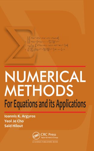 دانلود نسخه کامل کتاب Numerical Methods for Equations and Its Applications