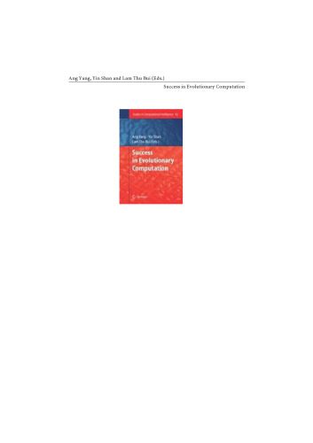 دانلود نسخه کامل کتاب Success in evolutionary computation