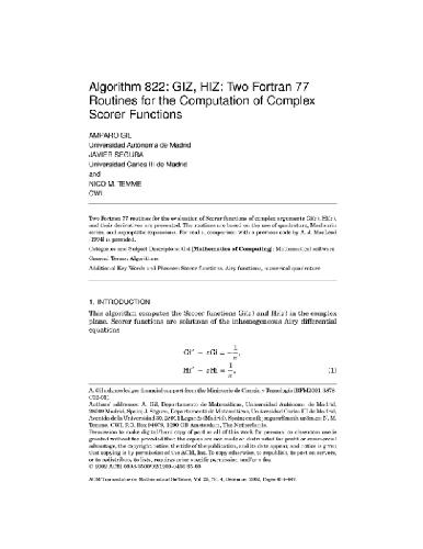 دانلود نسخه کامل کتاب Algorithm 822. Complex Scorer functions