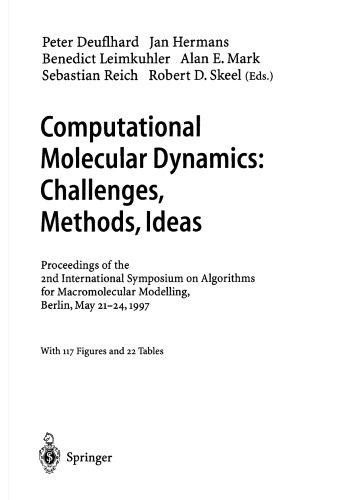 دانلود نسخه کامل کتاب Computational Molecular Dynamics Challenges Methods Ideas