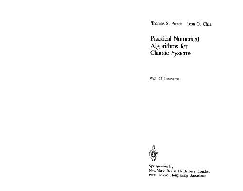 دانلود نسخه کامل کتاب Practical Numerical Algorithms for Chaotic Systems