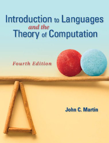 دانلود نسخه کامل کتاب Introduction to Languages and the Theory of Computation