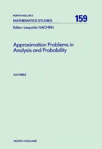 دانلود نسخه کامل کتاب Approximation Problems in Analysis and Probability