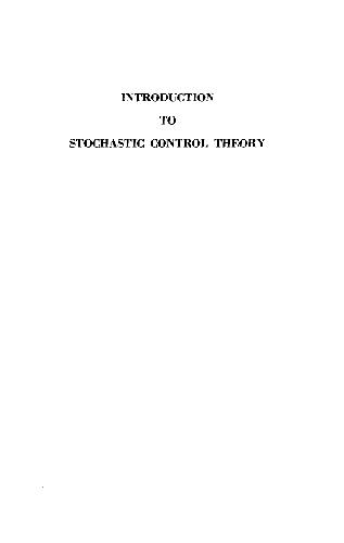 دانلود نسخه کامل کتاب lntroduction To Stochastic Control Theory