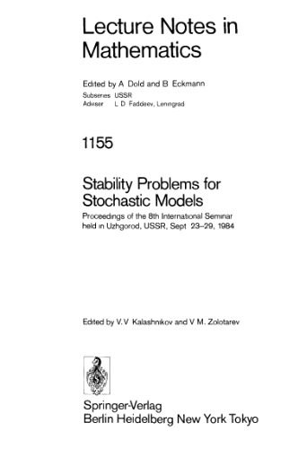 دانلود نسخه کامل کتاب Stability Problems for Stochastic Models