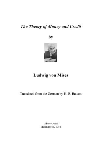 دانلود نسخه کامل کتاب Theory of Money and Credit