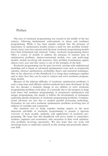 دانلود نسخه کامل کتاب Stochastic Programming