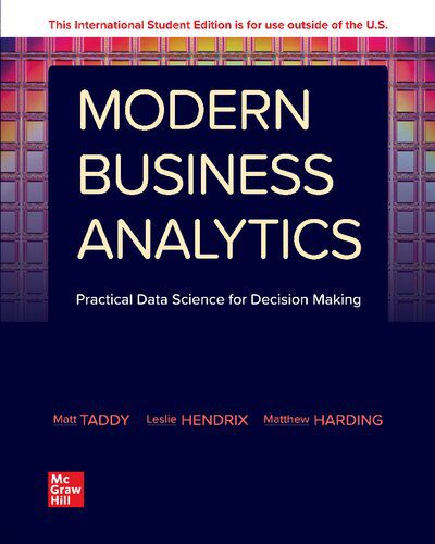 دانلود نسخه کامل کتاب Modern Business Analytics: Practical Data Science for Decision-making