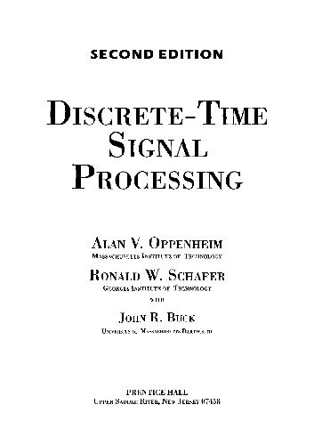 دانلود نسخه کامل کتاب Prentice Discrete-Time Digital Signal Processing