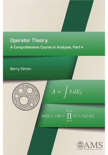 دانلود نسخه کامل کتاب Operator Theory – A Comprehensive Course in Analysis, Part 4