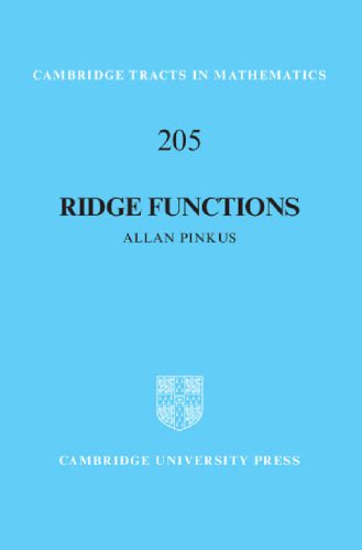 دانلود نسخه کامل کتاب Ridge Functions