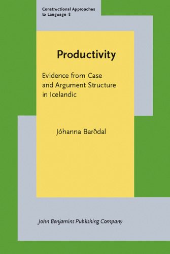 دانلود نسخه کامل کتاب Productivity: Evidence from Case and Argument Structure in Icelandic