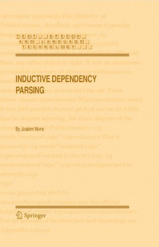 دانلود نسخه کامل کتاب Inductive Dependency Parsing (Text, Speech and Language Technology)