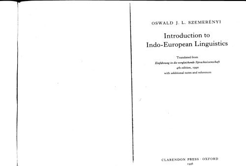 دانلود نسخه کامل کتاب Introduction to Indo-European Linguistics [Complete]