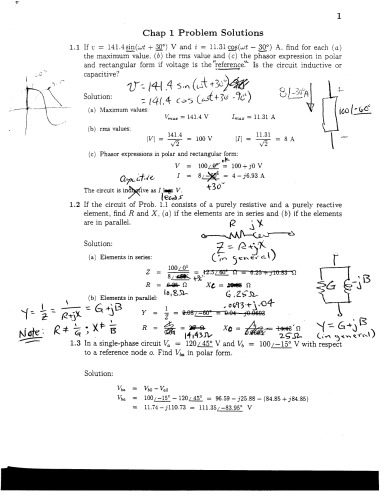 دانلود نسخه کامل کتاب Power System Analysis solution manual