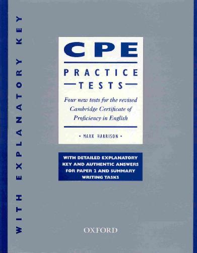 دانلود نسخه کامل کتاب Certificate in Proficiency English Practice Tests