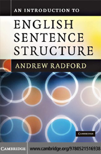 دانلود نسخه کامل کتاب An Introduction to English Sentence Structure