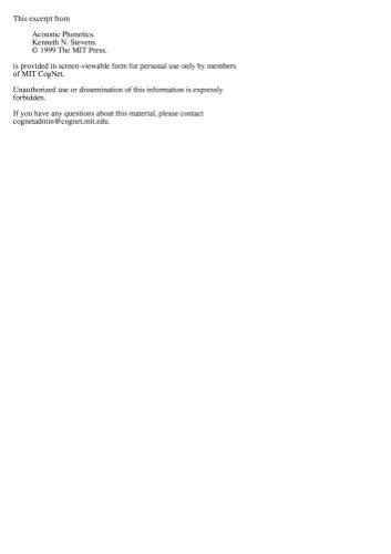 دانلود نسخه کامل کتاب Acoustic phonetics