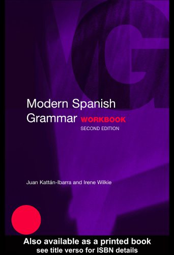 دانلود نسخه کامل کتاب Modern Spanish Grammar: A Practical Guide (Routledge Grammars)