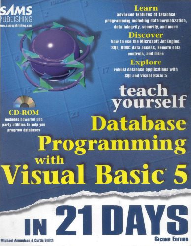 دانلود نسخه کامل کتاب Teach Yourself Database Programming With Visual Basic 5 in 21 Days (Second Edition)