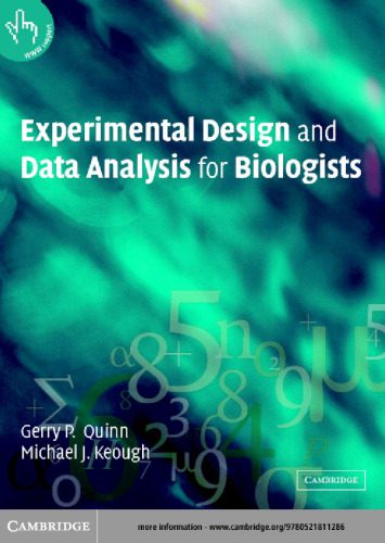 دانلود نسخه کامل کتاب Experimental Design and Data Analysis for Biologists