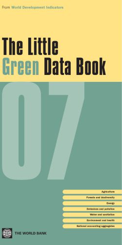 دانلود نسخه کامل کتاب The Little Green Data Book 2007