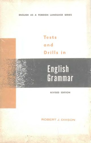 دانلود نسخه کامل کتاب Tests and Drills in English Grammar. Revised Edition (English as a Foreign Language Series)