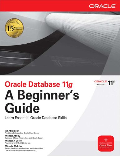 دانلود نسخه کامل کتاب Oracle Database 11g, A Beginner’s Guide