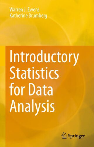دانلود نسخه کامل کتاب Introductory Statistics for Data Analysis
