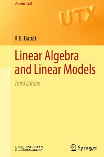 دانلود نسخه کامل کتاب Linear Algebra and Linear Models