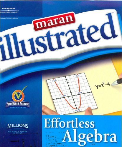 دانلود نسخه کامل کتاب Maran illustrated effortless algebra