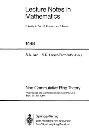 دانلود نسخه کامل کتاب Non-Commutative Ring Theory: Proceedings of a Conference held in Athens, Ohio Sept. 29–30, 1989