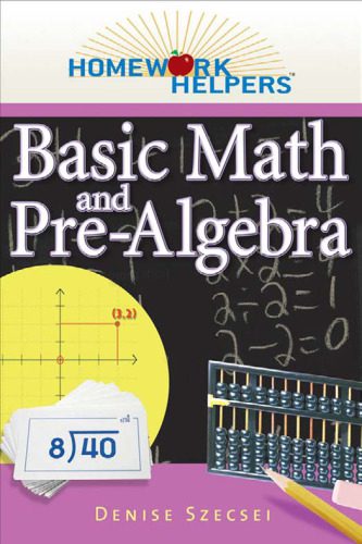 دانلود نسخه کامل کتاب Homework Helpers: Basic Math And Pre-Algebra