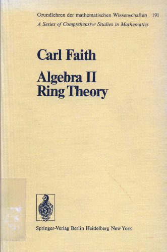 دانلود نسخه کامل کتاب Algebra II Ring Theory