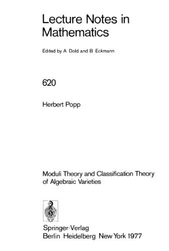 دانلود نسخه کامل کتاب Moduli Theory and Classification Theory of Algebraic Varieties
