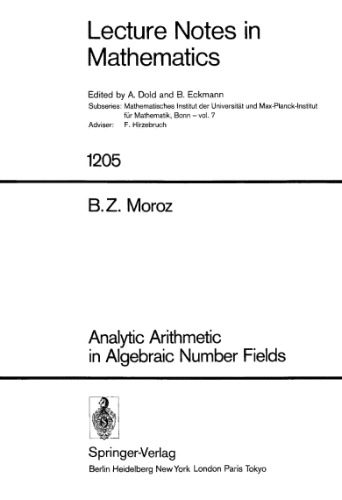 دانلود نسخه کامل کتاب Analytic Arithmetic in Algebraic Number Fields