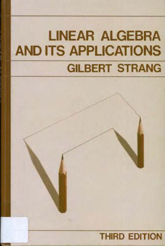 دانلود نسخه کامل کتاب Linear algebra and its applications