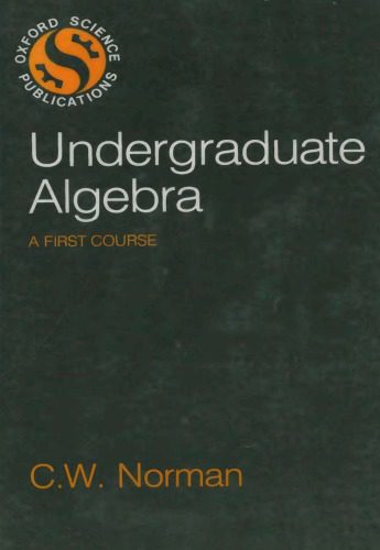 دانلود نسخه کامل کتاب Undergraduate Algebra : A First Course