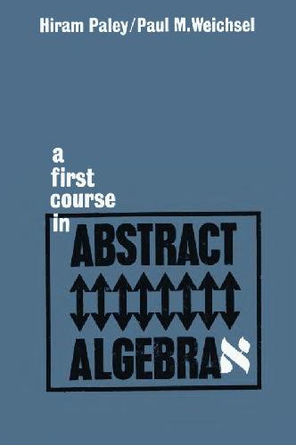 دانلود نسخه کامل کتاب A first course in abstract algebra