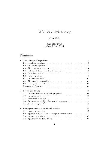 دانلود نسخه کامل کتاب Galois Theory 001