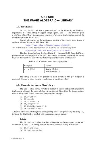 دانلود نسخه کامل کتاب Handbook of Computer Vision Algorithms in Image Algebra