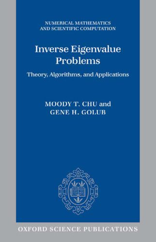 دانلود نسخه کامل کتاب Inverse Eigenvalue problems: theory, algorithms, and applications