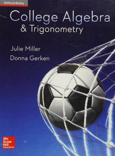 دانلود نسخه کامل کتاب College Algebra & Trigonometry
