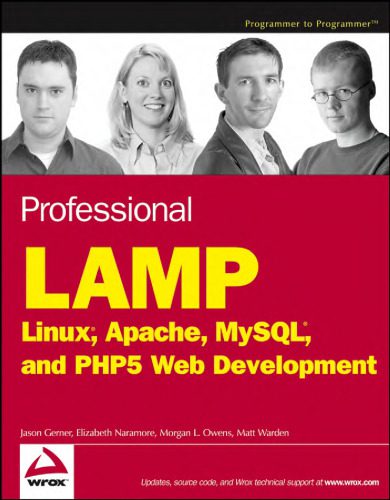 دانلود نسخه کامل کتاب Professional LAMP : Linux, Apache, MySQL and PHP Web Development