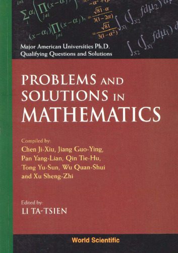 دانلود نسخه کامل کتاب Problems and Solutions in Mathematics