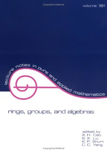 دانلود نسخه کامل کتاب Rings, Groups, and Algebras