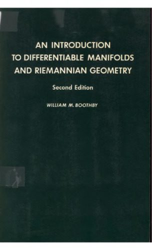 دانلود نسخه کامل کتاب An introduction to differentiable manifolds and riemannian geometry