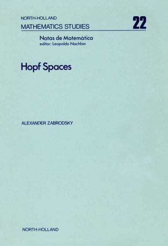 دانلود نسخه کامل کتاب Hopf Spaces