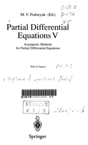 دانلود نسخه کامل کتاب Partial Differential Equations V: Asymptotic Methods for Partial Differential Equations
